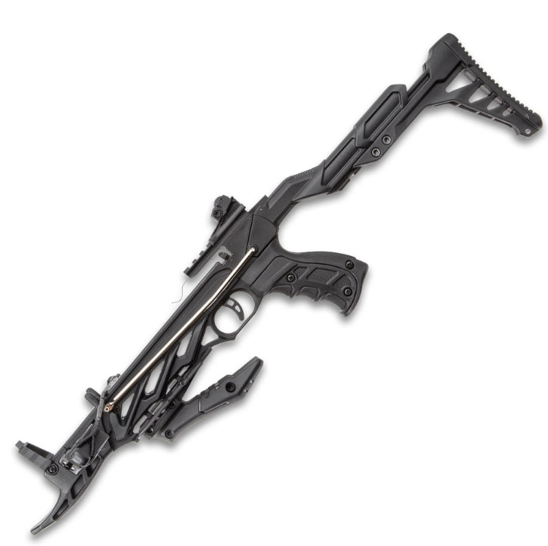 M48 Hell Hawk Self-Cocking Assault Crossbow Pistol with 3 Aluminum Bolts