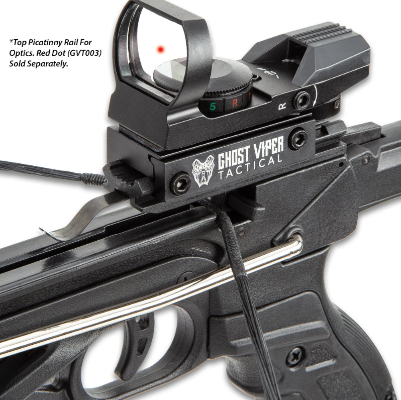 M48 Hell Hawk Self-Cocking Assault Crossbow Pistol with 3 Aluminum Bolts