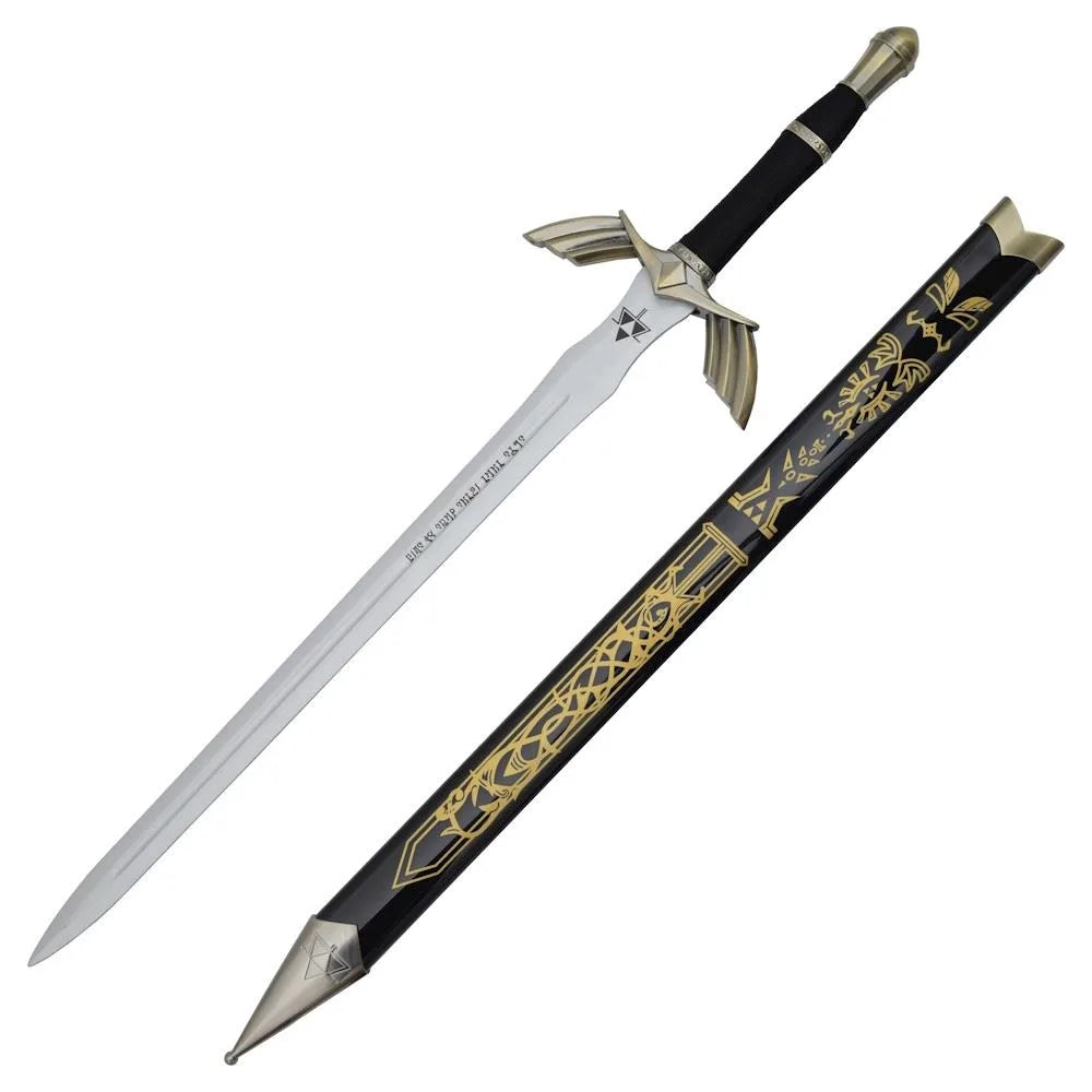 Link Ornate Prophecy Hero Sword Black Edition Zelda Replica