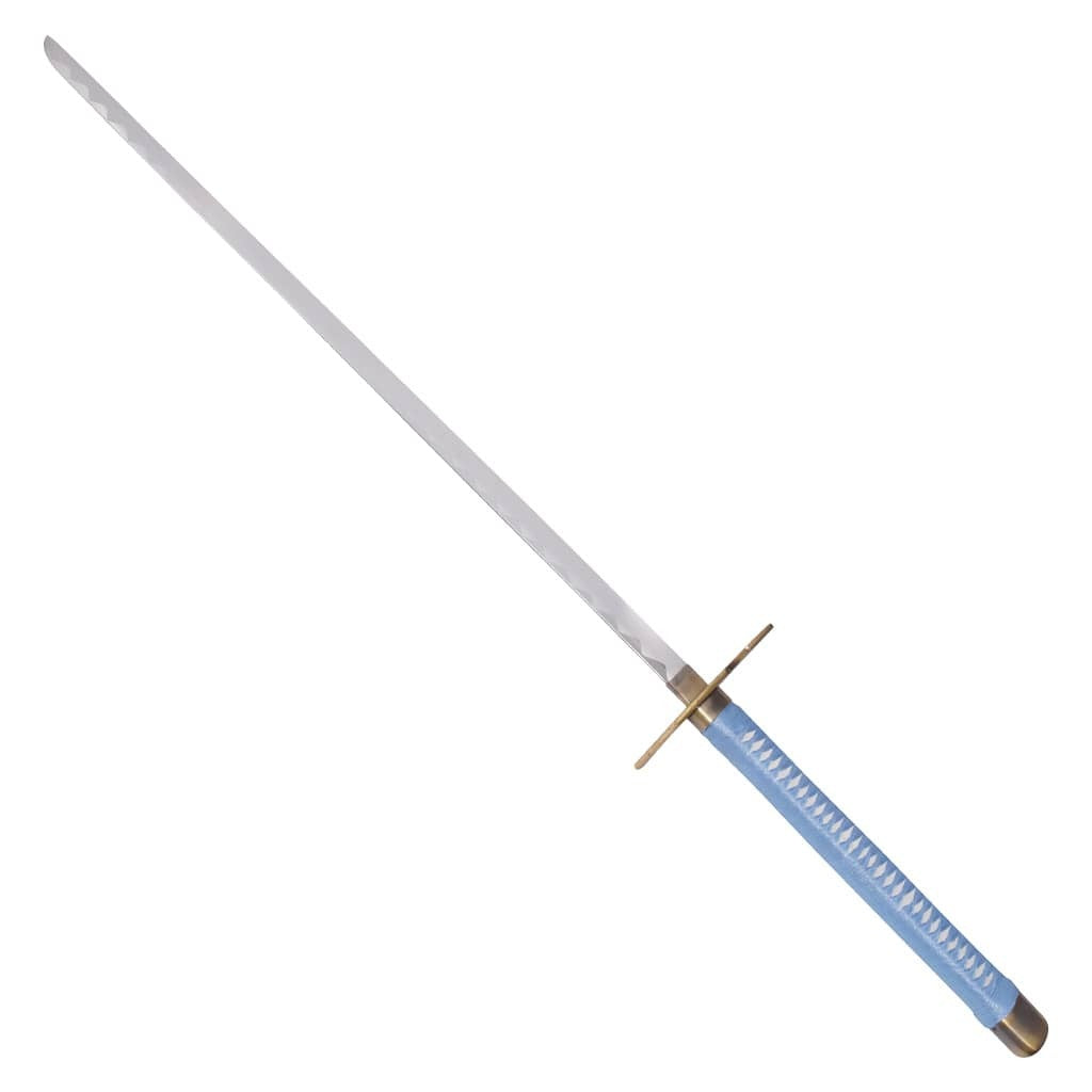 Grimmjow Zanpakutō sword replica from Bleach featuring a sleek katana-style blade with a traditional wrapped handle.