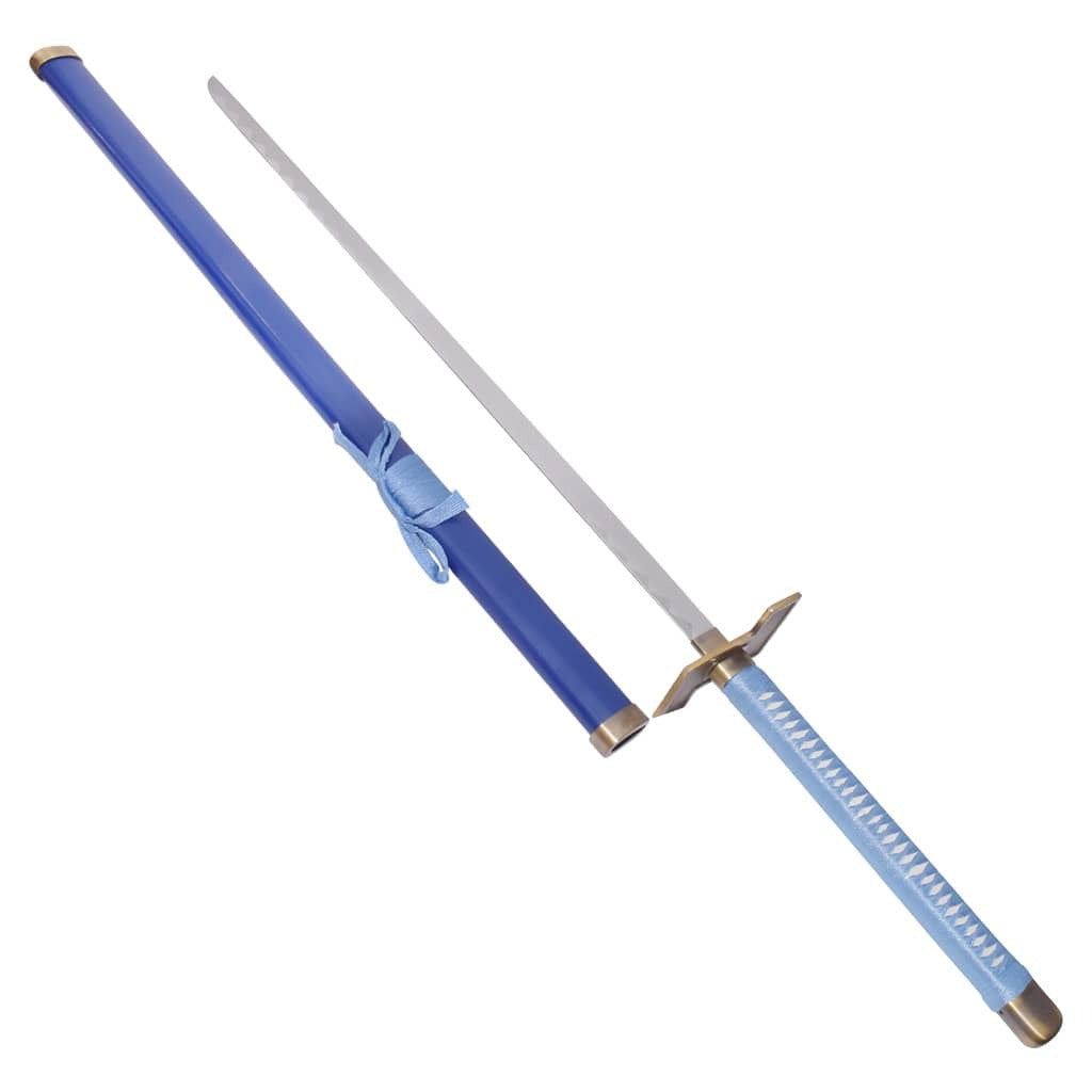Grimmjow Zanpakutō sword replica from Bleach featuring a sleek katana-style blade with a traditional wrapped handle.