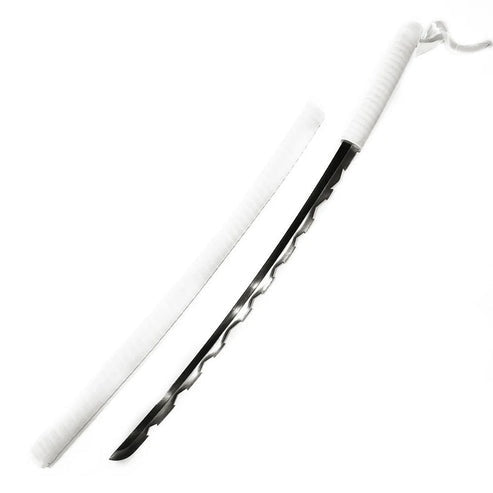 Inosuke Nichirin Sword – Demon Slayer Carbon Steel Replica with Scabbard