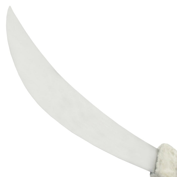 Inuyasha Tessaiga sword replica featuring a curved Demon Dog-inspired blade with a free leather sheath.