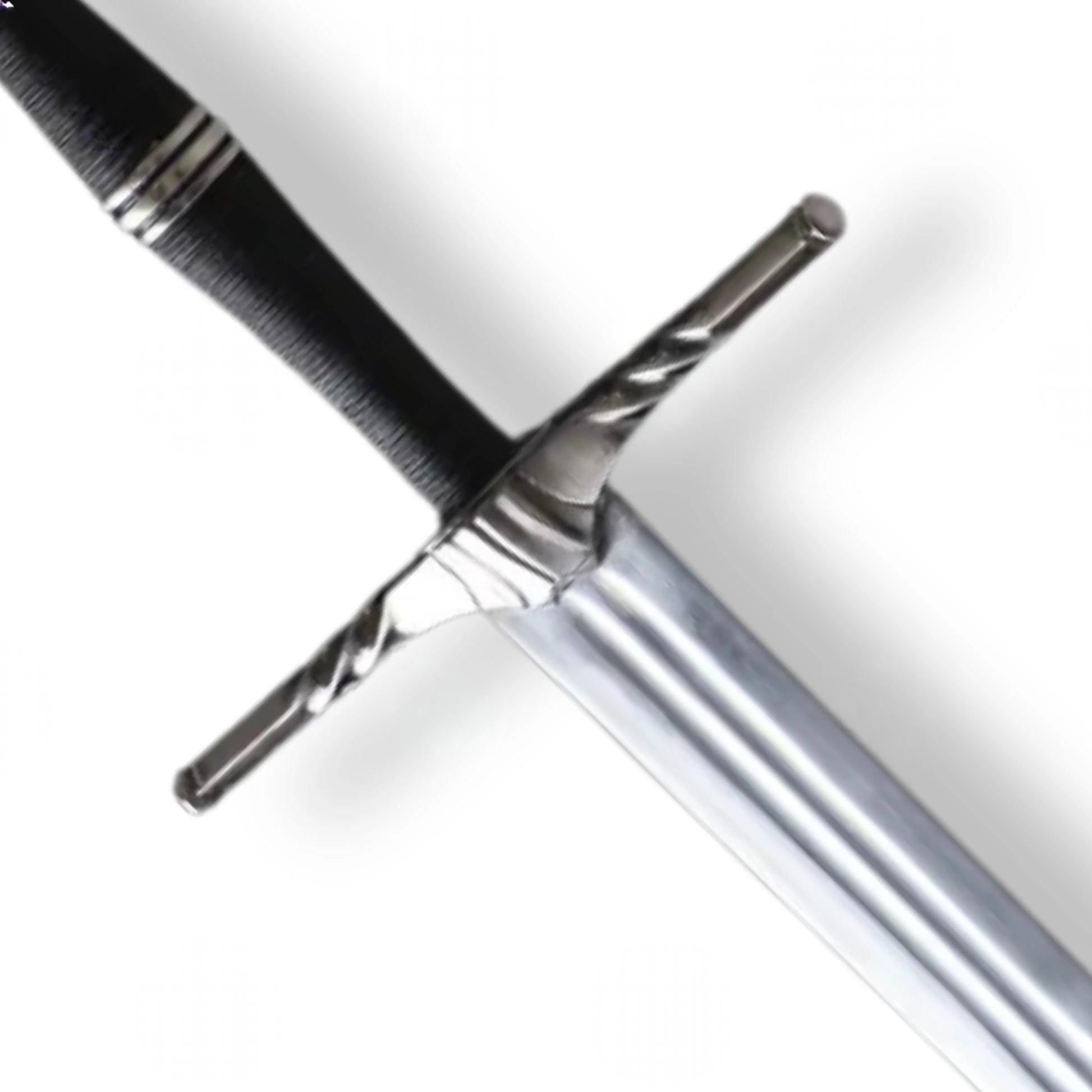 Geralt of Rivia Steel Sword | The Witcher 3 Replica with Free Leather Scabbard – 44"