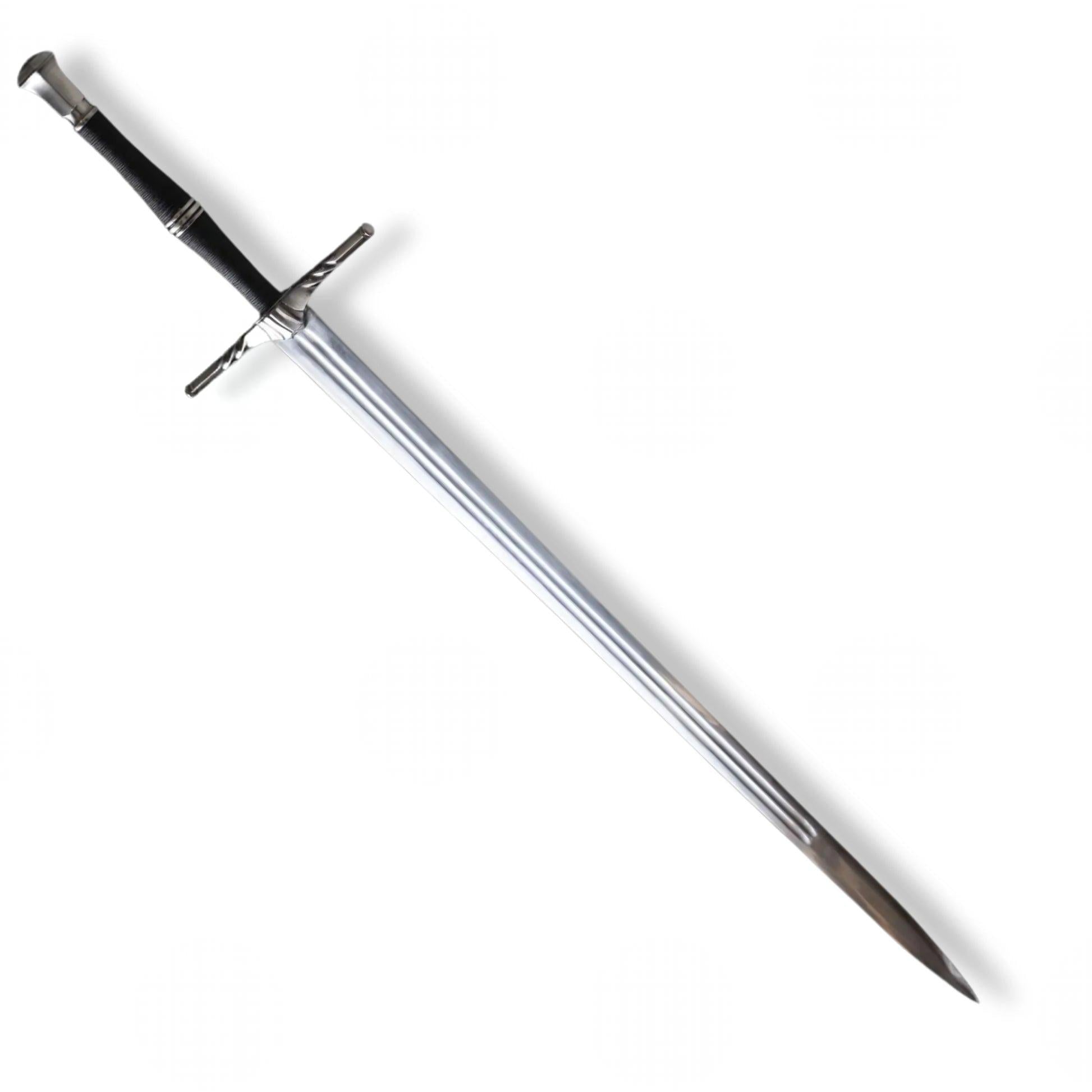 Geralt of Rivia Steel Sword | The Witcher 3 Replica with Free Leather Scabbard – 44"