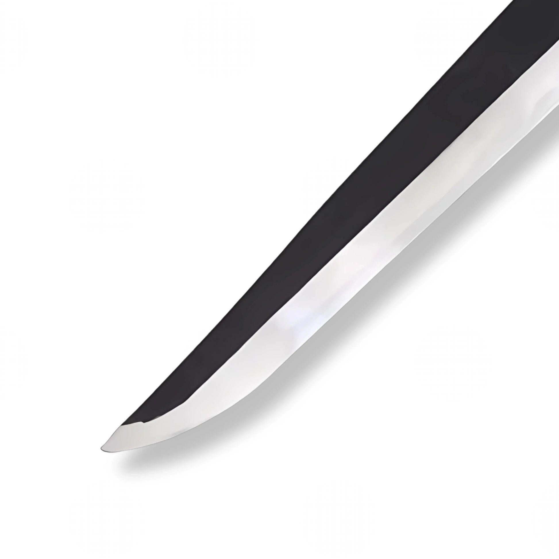 Ichigo Kurosaki Zangetsu sword from Bleach featuring an oversized black anime-style blade and wrapped handle.
