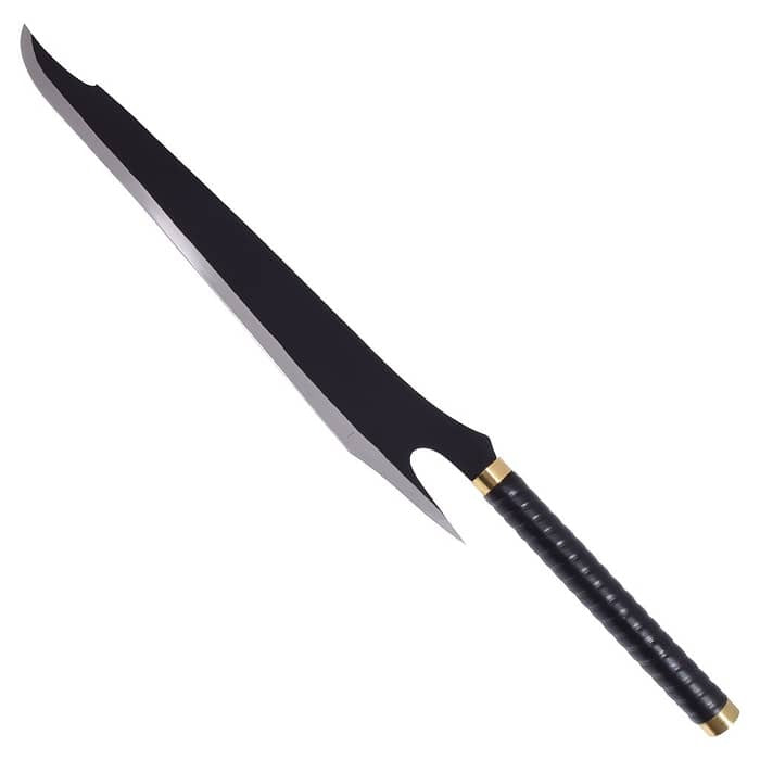 Ichigo Fullbring Shikai Zanpakuto sword replica from Bleach featuring a detailed anime-style blade and black handle.