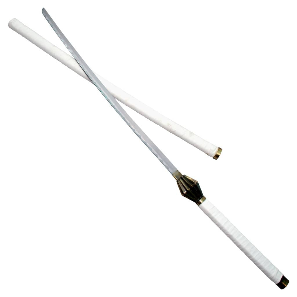 68-inch Kenpachi Zaraki sword replica from Bleach featuring an oversized battle-style blade with a rugged wrapped handle.