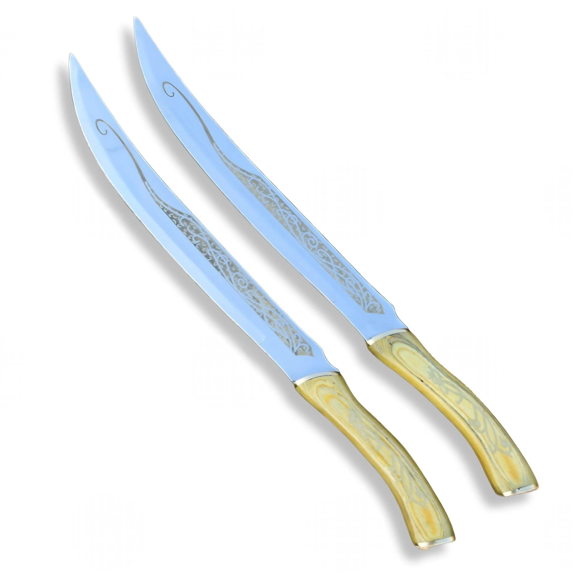 Legolas Fighting Knives Replica LOTR Twin Set Elven Knives from The Lord of the Rings.
