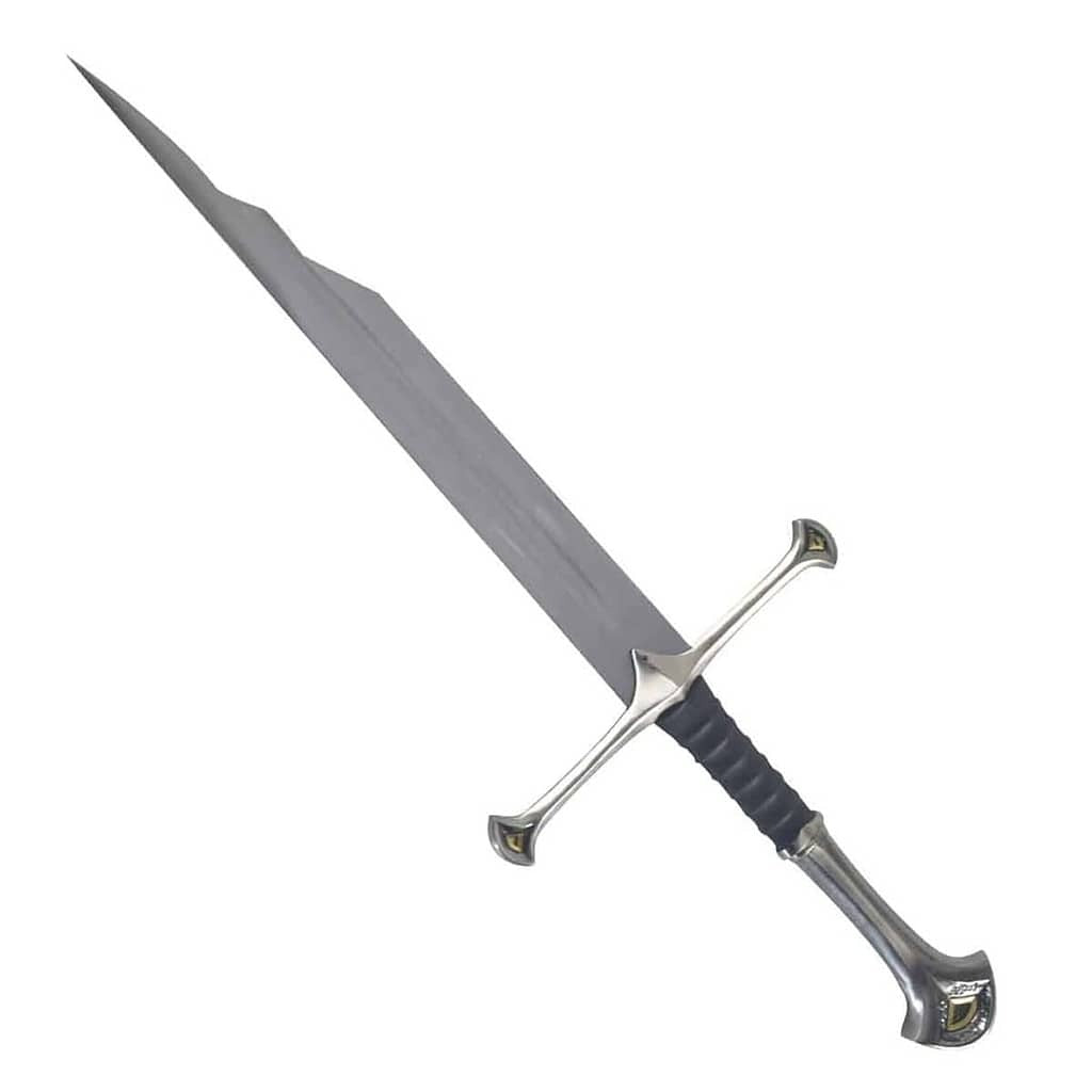 The Shards of Narsil broken sword replica from The Lord of the Rings with a decorative free wall plaque.