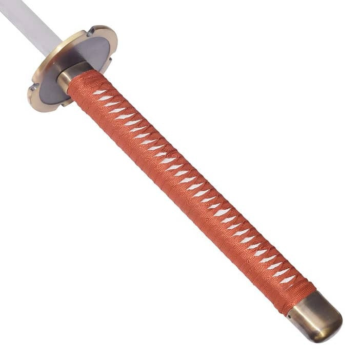 Wado Ichimonji katana replica from One Piece featuring Roronoa Zoro's iconic white-handled sword with a traditional blade.