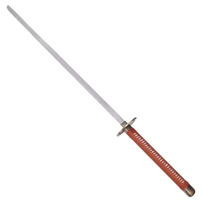 Wado Ichimonji katana replica from One Piece featuring Roronoa Zoro's iconic white-handled sword with a traditional blade.