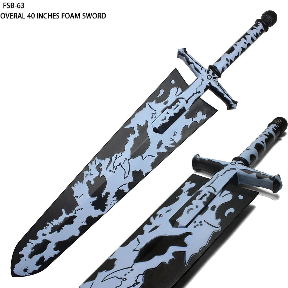 Asta Demon Slayer Foam Sword Black Clover Cosplay Display Collectible