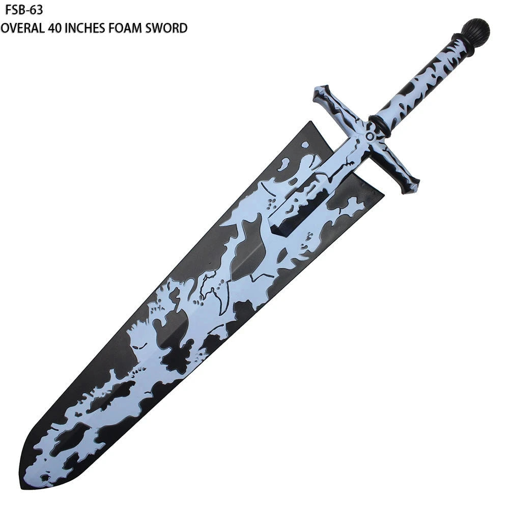 Asta Demon Slayer Foam Sword Black Clover Cosplay Display Collectible