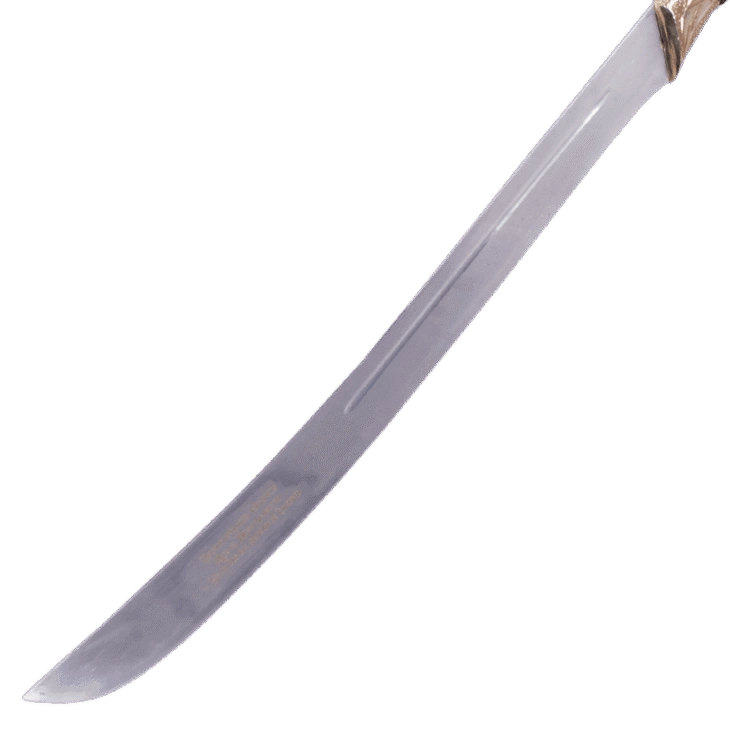 Elven knife of Strider replica from The Lord of the Rings featuring a polished stainless steel blade and elegant Elven-style handle.