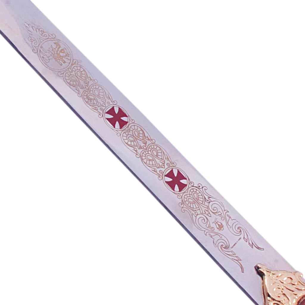 Gold Marto Knights Templar Sword