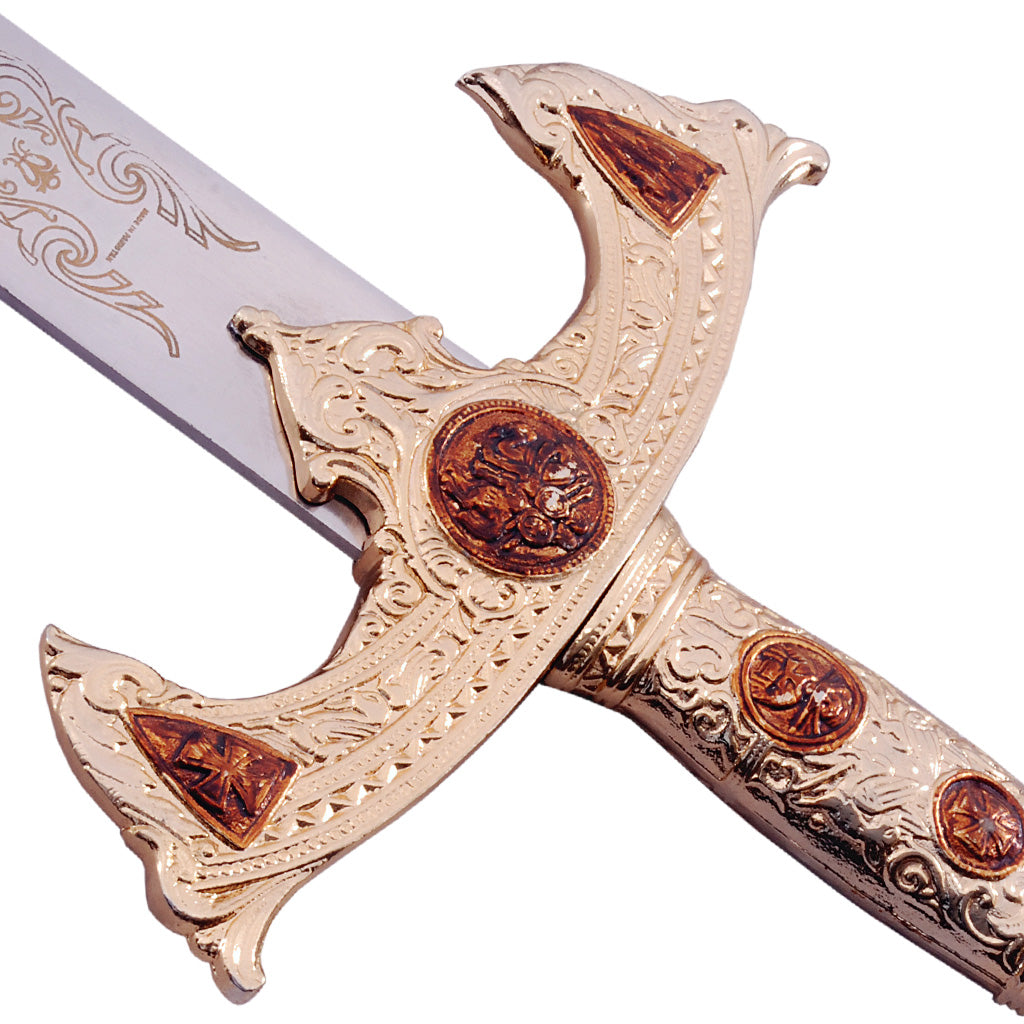 Gold Marto Knights Templar Sword