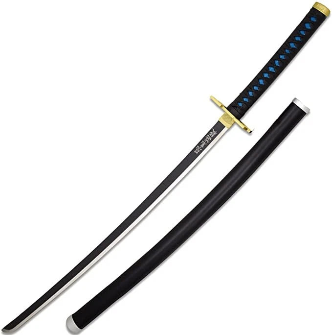 Muichiro Tokito's Mist Hashira Nichirin katana replica from Demon Slayer featuring a sleek blade with a traditional wrapped handle.