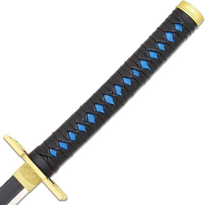 Muichiro Tokito's Mist Hashira Nichirin katana replica from Demon Slayer featuring a sleek blade with a traditional wrapped handle.