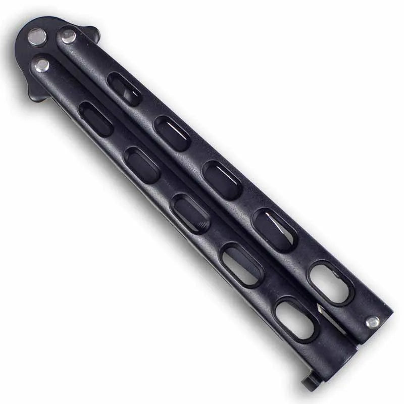 Slotted Butterfly Knife 9 Inch Stainless Steel Balisong Knife