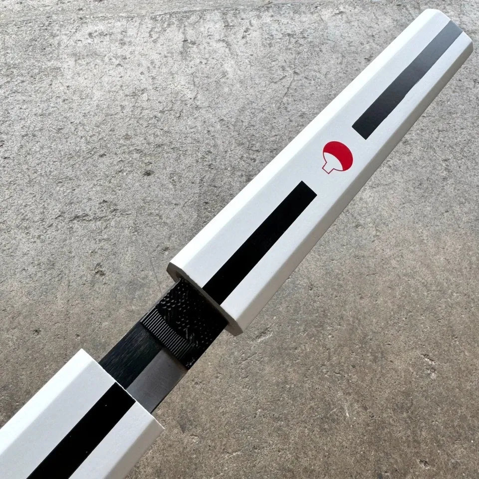 Sasuke Grass Cutter Sword Replica in Black or White with Free Scabbard