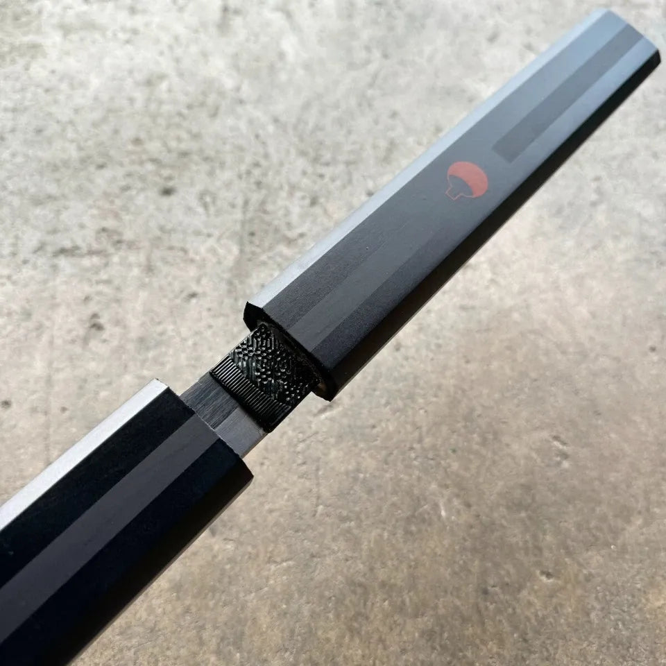 Sasuke Grass Cutter Sword Replica in Black or White with Free Scabbard