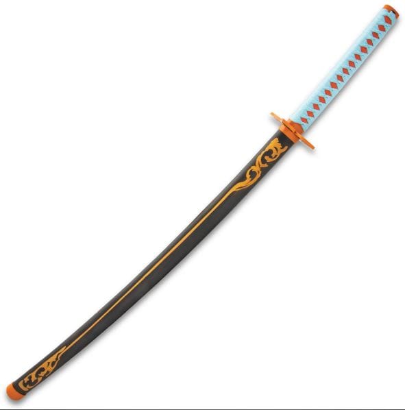 Shinobu Kocho's Insect Hashira Nichirin sword replica from Demon Slayer featuring a slender katana blade with a butterfly-themed guard.